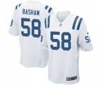 Indianapolis Colts #58 Tarell Basham Game White Football Jersey