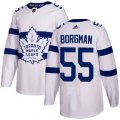 Toronto Maple Leafs #55 Andreas Borgman Authentic White 2018 Stadium Series NHL Jersey