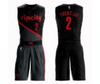 Portland Trail Blazers #2 Gary Trent Jr. Swingman Black Basketball Suit Jersey - City Edition
