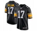 Pittsburgh Steelers #17 Joe Gilliam Game Black Alternate Football Jersey