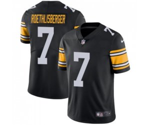 Pittsburgh Steelers #7 Ben Roethlisberger Black Alternate Vapor Untouchable Limited Player Football Jersey