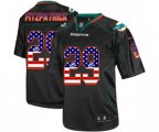 Miami Dolphins #29 Minkah Fitzpatrick Elite Black USA Flag Fashion Football Jersey