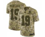 Kansas City Chiefs #19 Joe Montana Limited Camo 2018 Salute to Service Football Jersey