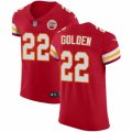 Kansas City Chiefs #22 Robert Golden Red Team Color Vapor Untouchable Elite Player NFL Jersey
