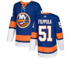 New York Islanders #51 Valtteri Filppula Authentic Royal Blue Home NHL Jersey