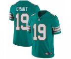 Miami Dolphins #19 Jakeem Grant Aqua Green Alternate Vapor Untouchable Limited Player Football Jersey