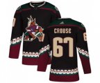 Arizona Coyotes #67 Lawson Crouse Premier Black Alternate Hockey Jersey