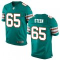 Miami Dolphins #65 Anthony Steen Elite Aqua Green Alternate NFL Jersey