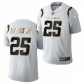 Los Angeles Chargers #25 Chris Harris Jr. Nike White Golden Limited Jersey