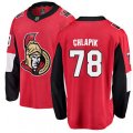 Ottawa Senators #78 Filip Chlapik Fanatics Branded Red Home Breakaway NHL Jersey