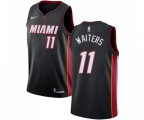 Miami Heat #11 Dion Waiters Swingman Black Road NBA Jersey - Icon Edition