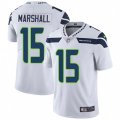 Seattle Seahawks #15 Brandon Marshall White Vapor Untouchable Limited Player NFL Jersey