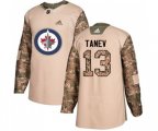 Winnipeg Jets #13 Brandon Tanev Authentic Camo Veterans Day Practice NHL Jersey