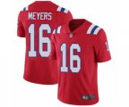 New England Patriots #16 Jakobi Meyers Red Alternate Vapor Untouchable Limited Player Football Jersey