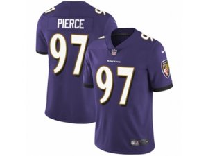 Baltimore Ravens #97 Michael Pierce Purple Team Color Vapor Untouchable Limited Player NFL Jersey