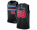 Chicago Bulls Customized Authentic Black Basketball Jersey - City Edition