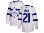 Toronto Maple Leafs #21 Bobby Baun White Authentic 2018 Stadium Series Stitched NHL Jersey