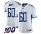 Tennessee Titans #60 Ben Jones White Vapor Untouchable Limited Player 100th Season Football Jersey