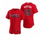 Atlanta Braves #15 Sean Newcomb Nike Red Authentic 2020 Alternate Jersey