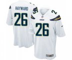 Los Angeles Chargers #26 Casey Hayward Game White Football Jersey