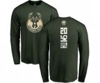 Milwaukee Bucks #20 Jason Smith Green Backer Long Sleeve T-Shirt