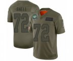 New York Jets #72 Brandon Shell Limited Camo 2019 Salute to Service Football Jersey
