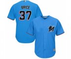Miami Marlins Austin Brice Replica Blue Alternate 1 Cool Base Baseball Player Jersey