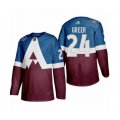 Colorado Avalanche #24 A.J. Greer Authentic Burgundy Blue 2020 Stadium Series Hockey Jersey