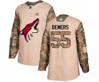 Arizona Coyotes #55 Jason Demers Authentic Camo Veterans Day Practice Hockey Jersey