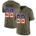 Los Angeles Chargers #98 Isaac Rochell Limited Olive USA Flag 2017 Salute to Service NFL Jersey
