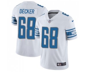 Detroit Lions #68 Taylor Decker Limited White Vapor Untouchable Football Jersey