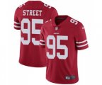 San Francisco 49ers #95 Kentavius Street Red Team Color Vapor Untouchable Limited Player Football Jersey