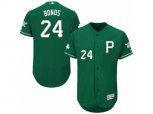 Pittsburgh Pirates #24 Barry Bonds Green Celtic Flexbase Authentic Collection MLB Jersey