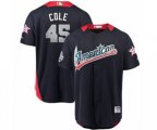 Houston Astros #45 Gerrit Cole Game Navy Blue American League 2018 MLB All-Star MLB Jersey