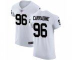 Oakland Raiders #96 Cornellius Carradine White Vapor Untouchable Elite Player Football Jersey