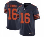 Chicago Bears #16 Pat O'Donnell Limited Navy Blue Rush Vapor Untouchable Football Jersey