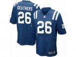 Indianapolis Colts #26 Clayton Geathers Game Royal Blue Team Color NFL Jersey