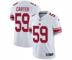 New York Giants #59 Lorenzo Carter White Vapor Untouchable Limited Player Football Jersey