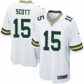 Green Bay Packers #15 JK Scott Game White NFL Jersey
