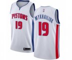Detroit Pistons #19 Sviatoslav Mykhailiuk Swingman White Basketball Jersey - Association Edition