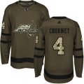 Washington Capitals #4 Taylor Chorney Premier Green Salute to Service NHL Jersey