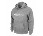 Seattle Seahawks Authentic font Pullover Hoodie Grey