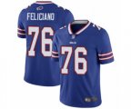 Buffalo Bills #76 Jon Feliciano Royal Blue Team Color Vapor Untouchable Limited Player Football Jersey