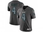 Philadelphia Eagles #4 Jake Elliott Gray Static Men NFL Vapor Untouchable Limited Jersey