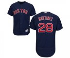 Boston Red Sox #28 J. D. Martinez Navy Blue Alternate Flex Base Authentic Collection Baseball Jersey