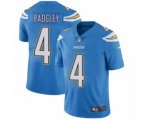 Los Angeles Chargers #4 Michael Badgley Electric Blue Alternate Vapor Untouchable Limited Player NFL Jersey
