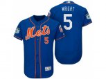 New York Mets #5 David Wright 2017 Spring Training Flex Base Authentic Collection Stitched Baseball Jersey