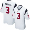 Houston Texans #3 Tom Savage Game White NFL Jersey
