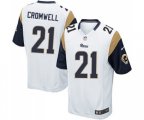 Los Angeles Rams #21 Nolan Cromwell Game White Football Jersey
