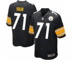 Pittsburgh Steelers #71 Matt Feiler Game Black Team Color Football Jersey